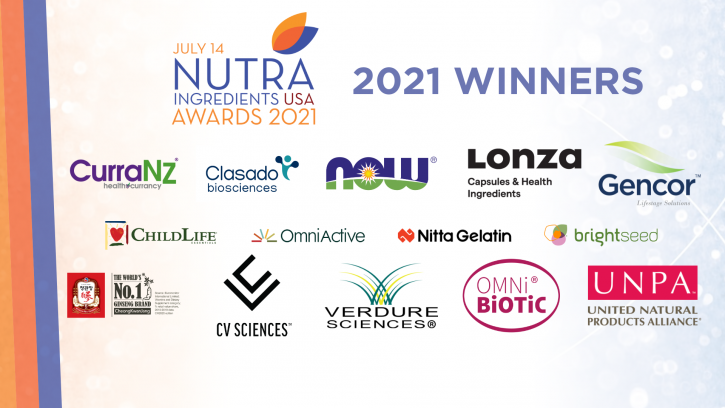 NutraIngredients-USA Awards 2021 Winners Revealed